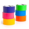 Rainbow Colored Duct Tape Pack - 6 Bright Colors, 10