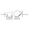 WDYJMALL Teapot Coffee Cup Cookie Cutter