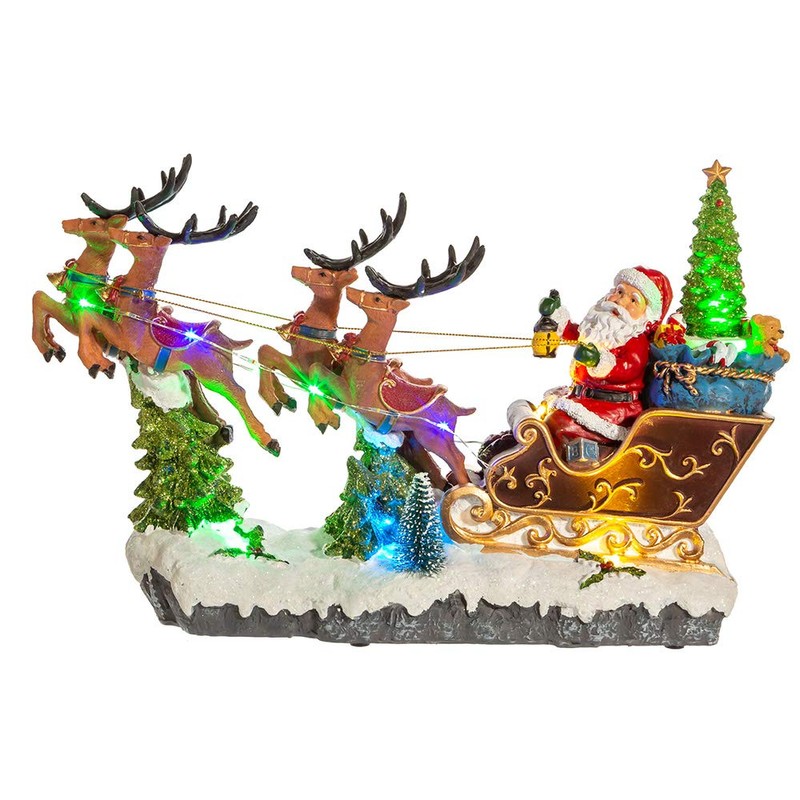 Kurt S. Adler JEL1306 Santa, Multi-Colored