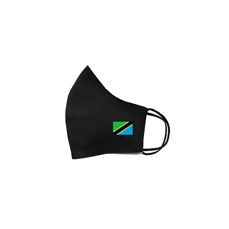 Tanzania Flag cotton Face Mask Protective Covering Washable Reusable Africa