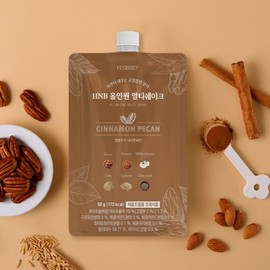 HNBBIO 올인원 멀티 쉐이크 시나몬피칸 맛 1BOX(7개입) HNBBIO All-in-One Multi Shake Cinnamon Pecan Flavor 1 BOX (7 Packs)