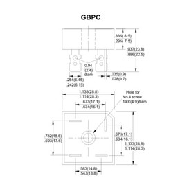 (Pack of 2) ASEMI GBPC3510 Through Hole Single Phase Bridge Rectifier Diode with Heatsink 35A1000V