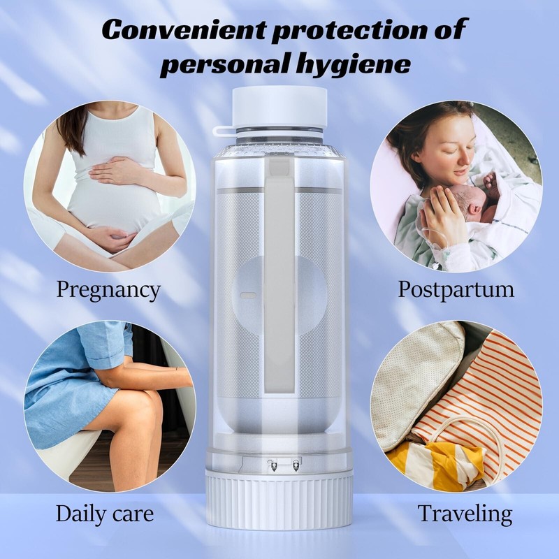 VITCOCO Electric Rechargeable Waterproof Bidet Sprayer for Travel High-Pressure Handheld
