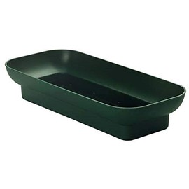 Floral Supply Online - Green Double Design Bowls for Flower Arrangements, Centerpieces, and Holiday Decorating. (10" Green, 12 Bowls)