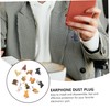 KONTONTY 12Pcs Dog Themed Earphone Jack Plug Covers Practical Headphone