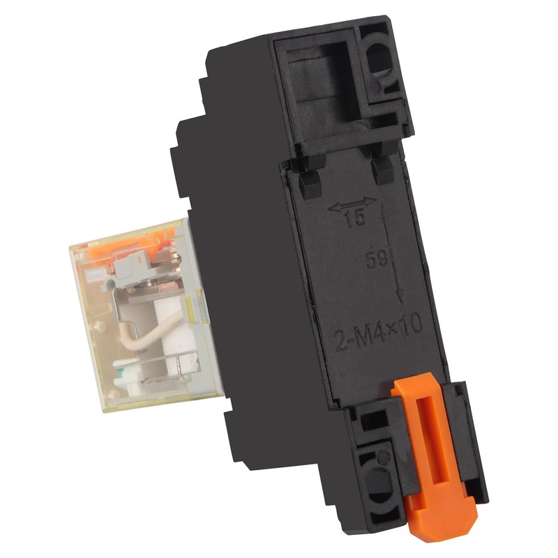 Weasch Power Relay RKE2CO012LT, DC 12V Coil, 8 Pin 7A,