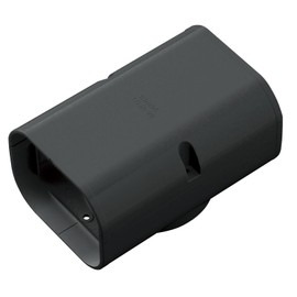 Inaba Denko LDJA-90-K Plumbing Cosmetic Cover Branch Joint for Wall Extraction Black