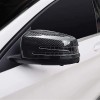 car-attention Carbon Fiber Rearview Mirror Cover Frame Cap For Benz