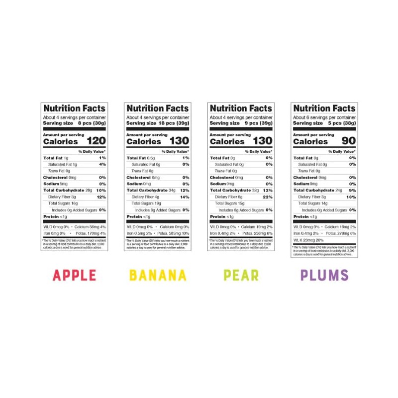 Earth Wake Foods - Organic Dried Fruit Variety Pack -