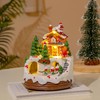 Christmas Village Houses, Christmas Collectible Buildings Decoration Musical Christmas Village