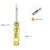 sourcing map 4Pcs SL2.0 Mini Slotted Screwdriver 2mm Magnetic Flat