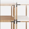 Joyangy 20pcs T Flat Shape Braces Corner Bracket, 60x60 mm