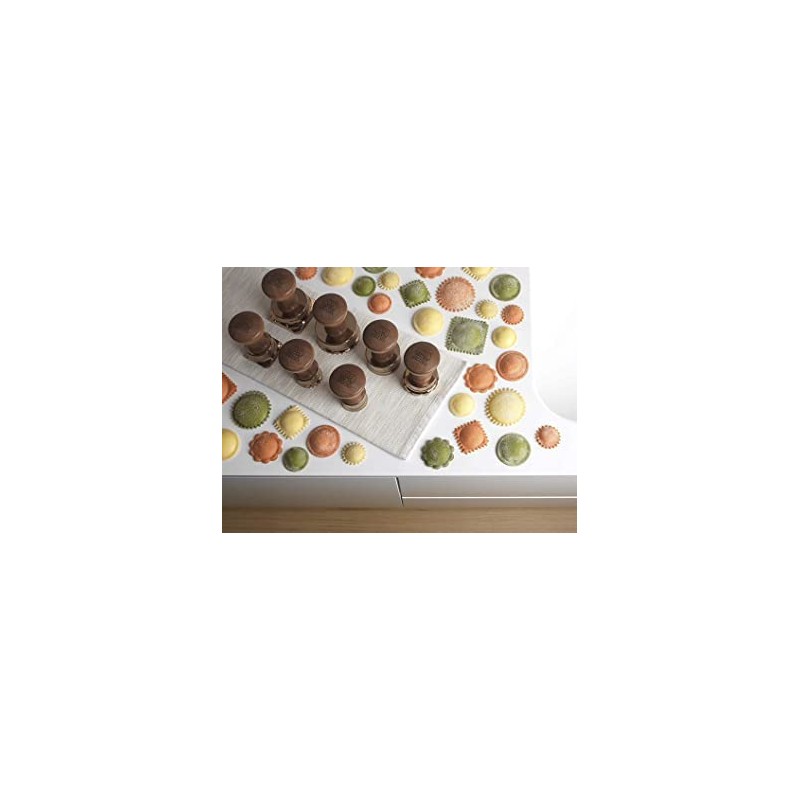 Marcato Ravioli Maker 2.5" Round Stamp Champagne