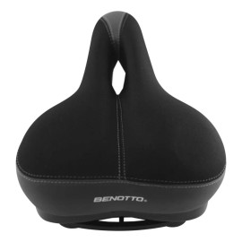 Benotto Asiento Bicicleta Montaña Negro Con Broche At-6006 Benotto