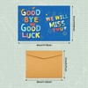 Jumbo We Will Miss You Card, 15.75x10.63in Large Farewell Good