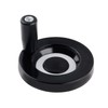 CNCMANS hand wheel with Revolving Handle Grip 80mm Diameter 10mm