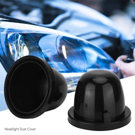 Headlight Dust Cover, Yctze 2 Pieces, 85 mm Black Rubber Car LED Headlight, Dust Protection, Housing Seal Cap, Waterproof for Headlights, Dust Protection Cap, Headlights, Headlights