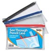 A4 Flat Exam Pencil Case Assorted colour