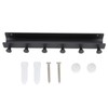 Wall Mounted Hook Space Aluminum Wall Clothes Pegs with 6