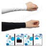Landmark Cooling Arm Sleeves Seamless Cooling Spandex Arm Sleeves [Jukyung] Black 5ea