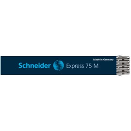 Schneider Express 75 Refill for Ballpoint Pen M Black Indelible ISO 12757-2 A2 Pack of 10