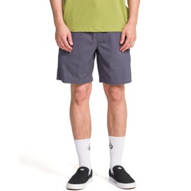 Volcom Men's Road Trip Elastic Waist 19" Relaxed Fit Short, Dark Slate, X-Large