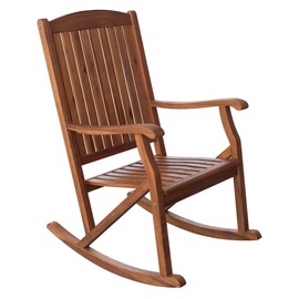 Leigh Country TX 36104 Sequoia Single Rocker-Brown Rocking Chair