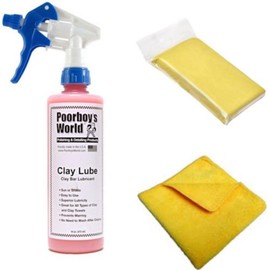 Poorboys World Clay Lube and ValetPRO 'Mild' Clay Bar Kit