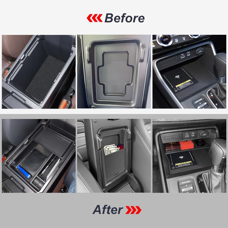 Neepiar 3PCS Center Console Organizer Compatible with 2023 2024 Honda