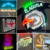 Letrero Neon Flex Taco Anuncio Luminoso Acrilico Led Comida