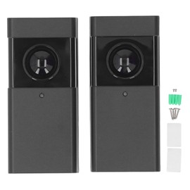 Door Opener Infrared Sensor 940nm 30m Range Single Beam Photocell Gate Infrared Detector 12‑24V for Home Safety Black