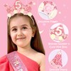Atoden 5 Year Old Birthday Headband and Sash Happy 5th