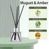3 Pack Fragrance Reed Diffuser, 50ML Lavender Jasmine Freesia Aromatherapy