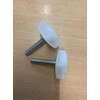 2X M8 Headboard Bolts with fitted washers fixings for Divan