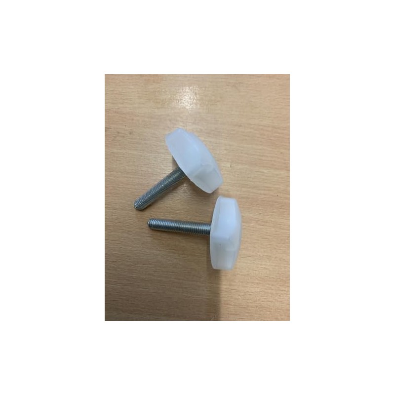 2X M8 Headboard Bolts with fitted washers fixings for Divan