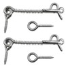 sunnates 2 PCS Stainless Steel Spring Hook and Eye Safety