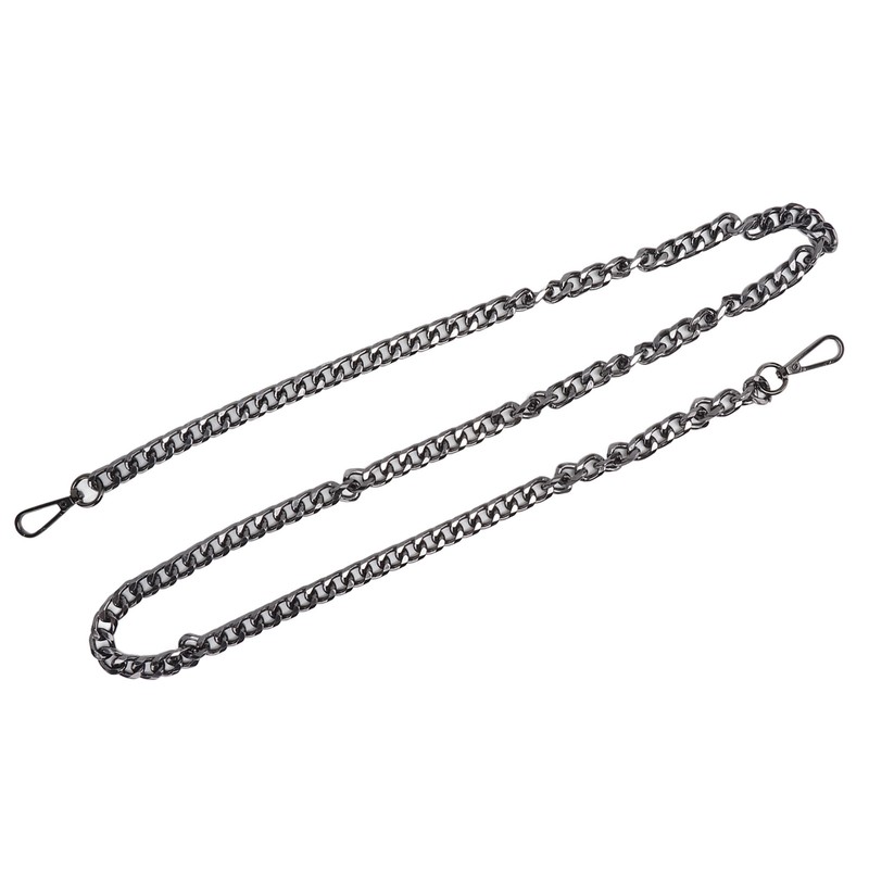 8pcs Curb Chain 8 Side Milled Straight Buckle 1.2meter DIY