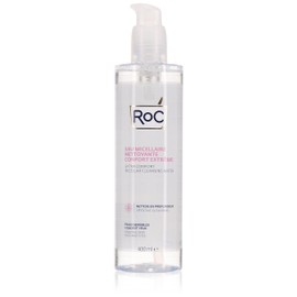 RoC - Extra Comfort Micellar Cleansing Water - Smooth Skin Cleanser for Sensitive Skin, Face & Eyes - Effective Cleansing - Skin-Friendly Micellar Water - Minimises Allergy Risks - 400 ml