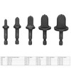 Xirfuni 5 x Swagging Tool Drill, 1/4 Inch Hex Shank