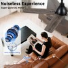 putroad 52 Inch Ceiling Fans with Lights: Black 5 Blades