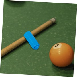 OHPHCALL 2sets Billiard Tips Leather Pool Tip Replacement Billiards Necessities 5pcs*2