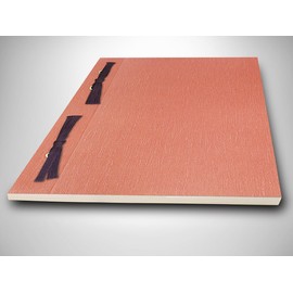 Akagi AH111052 Yoshina Records, Removable Inner Page, 8 Lines Ruled, Horizontal Writing, Dark Peach