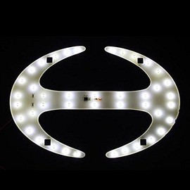 Hino New Profile LED Logo Emblem HI-W White
