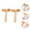 Healvian 4pcs Wooden Massage Roller for Full Body Relaxation Handheld