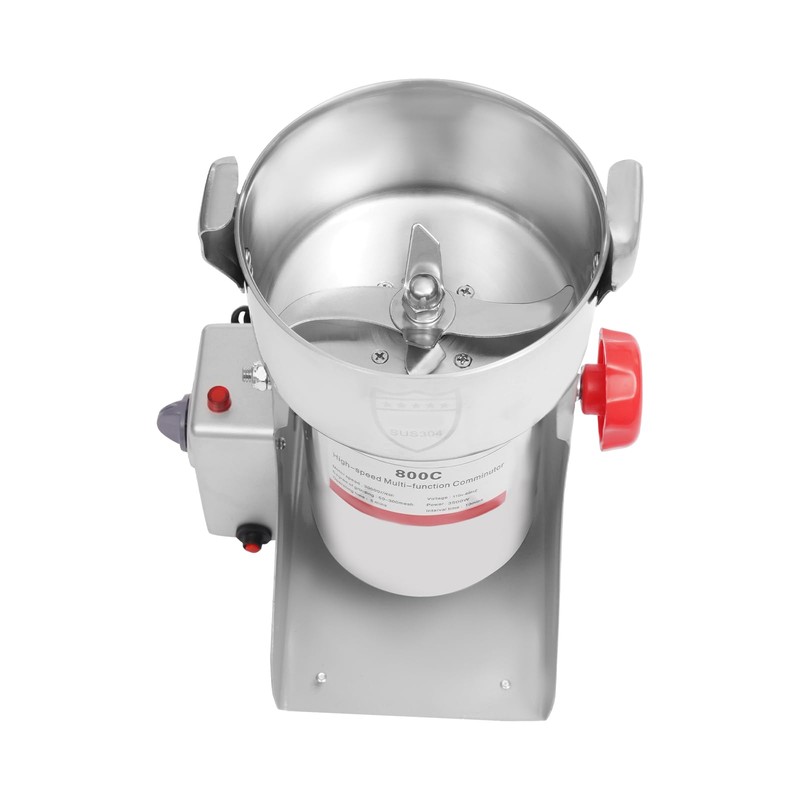 WUSILILU 800g Electric Grain Mill Grinder, 3500W 30000RPM Commercial Grinders,
