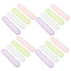 minkissy 20pcs Lightweight Plastic Tweezer Case with Antiscratch Lining Compact