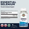 Kal 100 Mcg Selenium Yeast Free Tablets, 100 Count