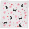 Maruzen 8-ply Gauze Handkerchief, Cat, 11.0 x 11.0 inches (28