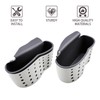 Heran 2 Pack Kitchen Sink Caddy Sponge Holder, Hanging Ajustable