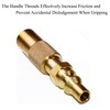 Begot Propane Quick Connect Fittings, 1/4 inch Quick Connect Plug